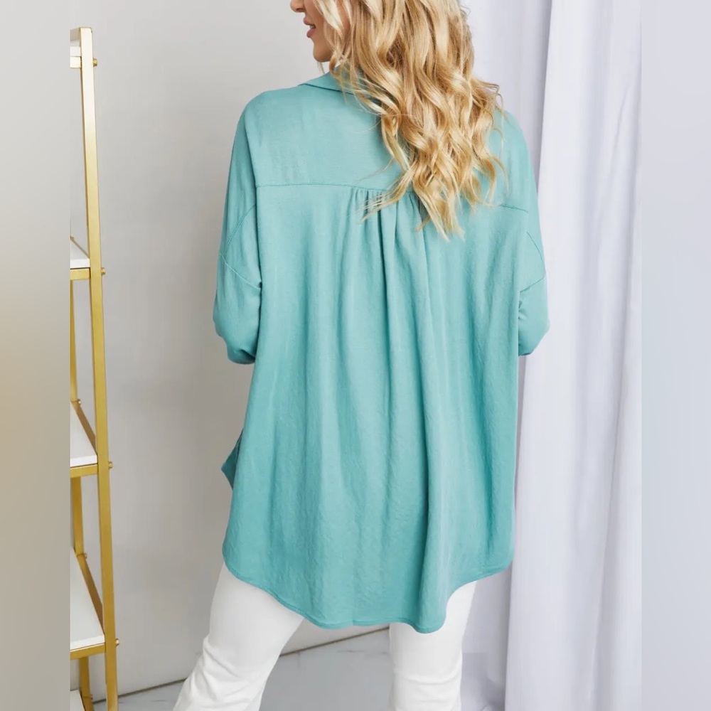 Blumin Apparel Full Size Button Down / Size Small… - image 3